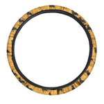 Rottweiler Dog Pattern Print Car Steering Wheel Cover