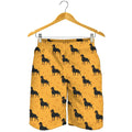 Rottweiler Dog Pattern Print Men's Shorts