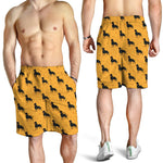 Rottweiler Dog Pattern Print Men's Shorts