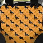 Rottweiler Dog Pattern Print Pet Car Back Seat Cover