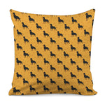 Rottweiler Dog Pattern Print Pillow Cover
