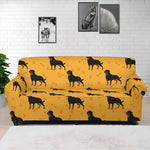 Rottweiler Dog Pattern Print Sofa Cover