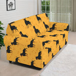 Rottweiler Dog Pattern Print Sofa Cover