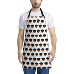 Rottweiler Face Pattern Print Apron