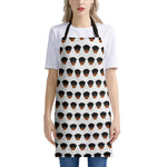 Rottweiler Face Pattern Print Apron