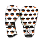 Rottweiler Face Pattern Print Boxing Gloves