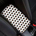 Rottweiler Face Pattern Print Car Center Console Cover