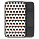 Rottweiler Face Pattern Print Car Center Console Cover