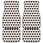 Rottweiler Face Pattern Print Front and Back Car Floor Mats