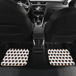 Rottweiler Face Pattern Print Front and Back Car Floor Mats