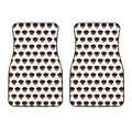 Rottweiler Face Pattern Print Front Car Floor Mats