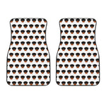Rottweiler Face Pattern Print Front Car Floor Mats