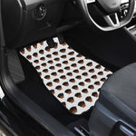 Rottweiler Face Pattern Print Front Car Floor Mats