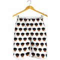 Rottweiler Face Pattern Print Men's Shorts