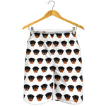 Rottweiler Face Pattern Print Men's Shorts