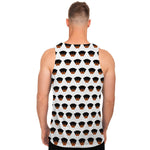 Rottweiler Face Pattern Print Men's Tank Top