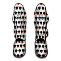 Rottweiler Face Pattern Print Muay Thai Shin Guards