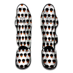 Rottweiler Face Pattern Print Muay Thai Shin Guard