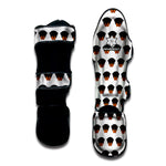 Rottweiler Face Pattern Print Muay Thai Shin Guard