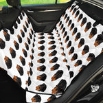 Rottweiler Face Pattern Print Pet Car Back Seat Cover