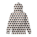 Rottweiler Face Pattern Print Pullover Hoodie