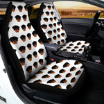 Rottweiler Face Pattern Print Universal Fit Car Seat Covers
