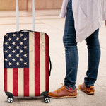 Rough American Flag Patriotic Luggage Cover GearFrost