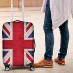 Rough Union Jack British Flag Print Luggage Cover GearFrost