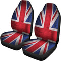 Rough Union Jack British Flag Print Universal Fit Car Seat Covers