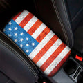 Rough USA Flag Print Car Center Console Cover