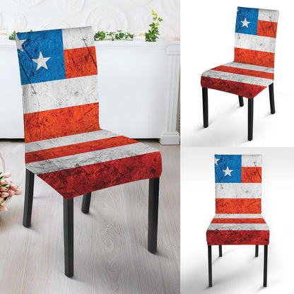 Rough USA Flag Print Dining Chair Slipcover