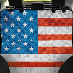 Rough USA Flag Print Pet Car Back Seat Cover