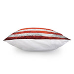 Rough USA Flag Print Pillow Cover