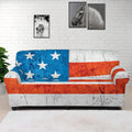 Rough USA Flag Print Sofa Cover