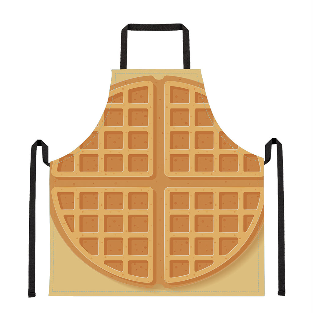 Round Waffle Print Apron