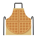 Round Waffle Print Apron