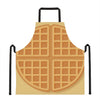 Round Waffle Print Apron