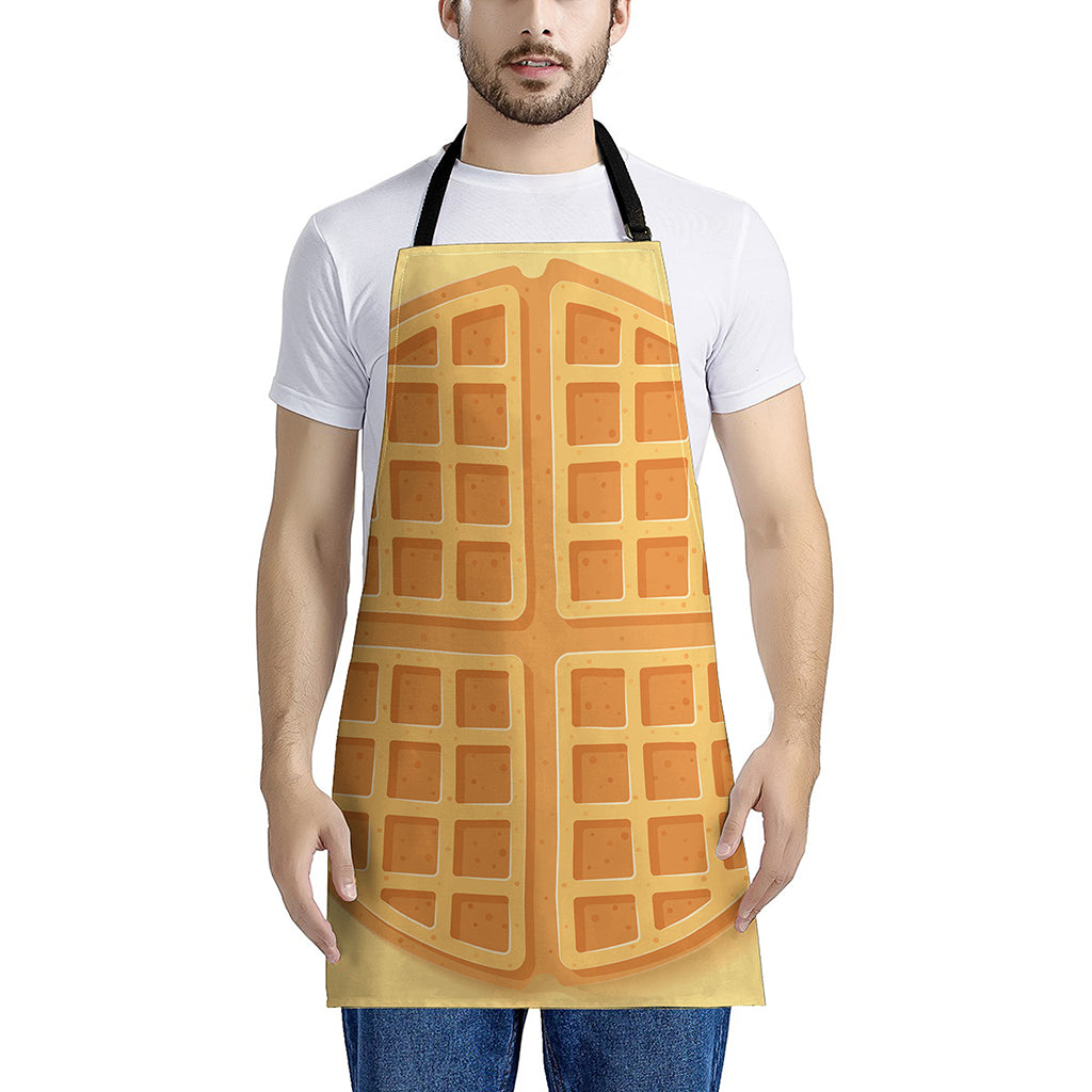 Round Waffle Print Apron