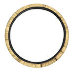 Round Waffle Print Car Steering Wheel Cover