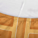 Round Waffle Print Sofa Cover