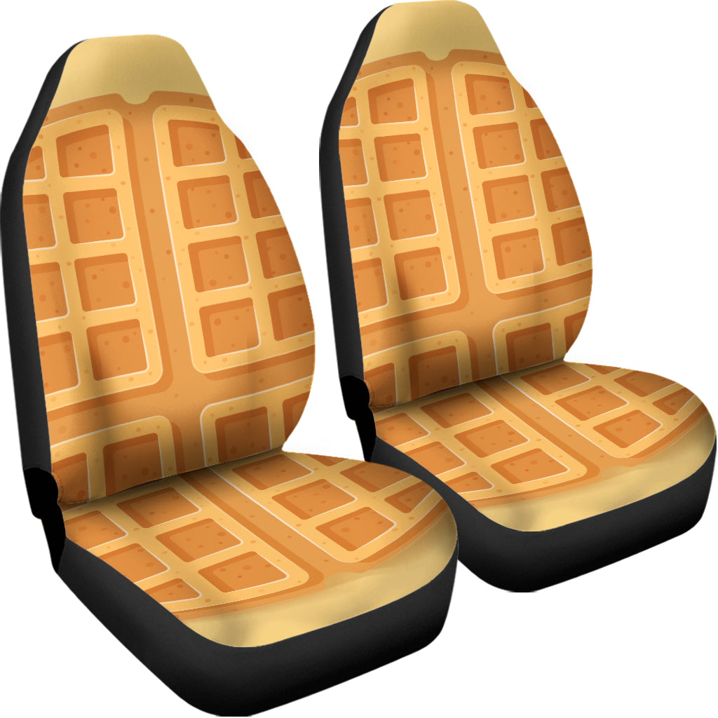 Round Waffle Print Universal Fit Car Seat Covers