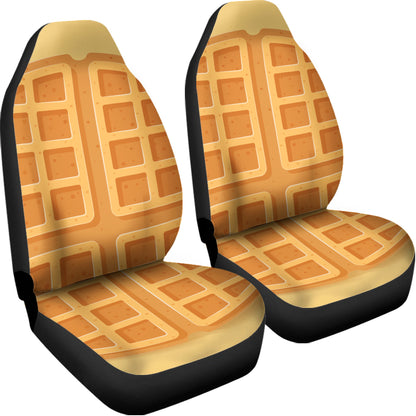 Round Waffle Print Universal Fit Car Seat Covers
