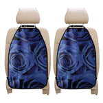 Royal Blue Rose Print Car Seat Organizers