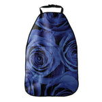 Royal Blue Rose Print Car Seat Organizers