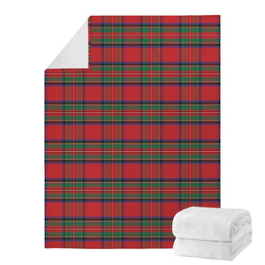 Royal Stewart Tartan Pattern Print Blanket