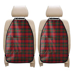 Royal Stewart Tartan Pattern Print Car Seat Organizers