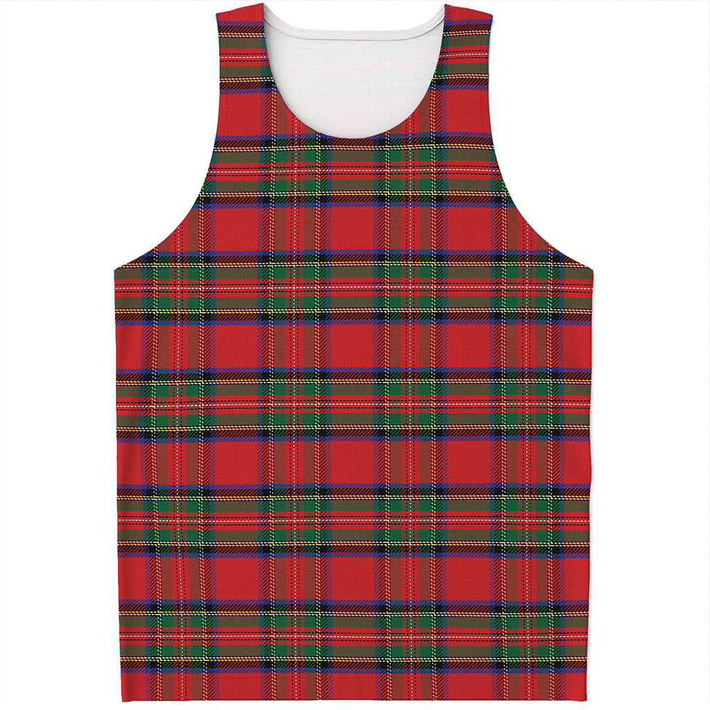 Royal Stewart Tartan Pattern Print Men's Tank Top