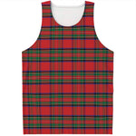 Royal Stewart Tartan Pattern Print Men's Tank Top