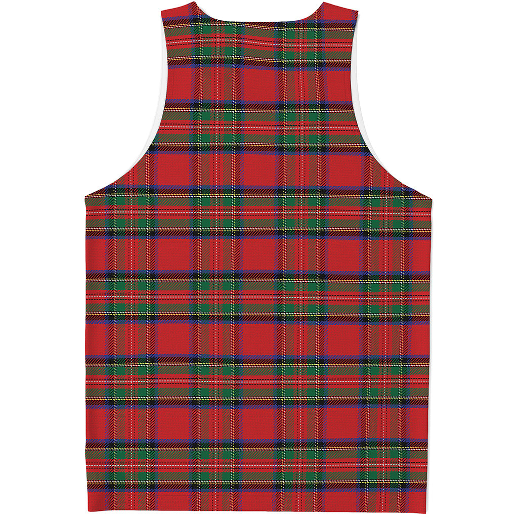 Royal Stewart Tartan Pattern Print Men's Tank Top