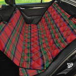 Royal Stewart Tartan Pattern Print Pet Car Back Seat Cover